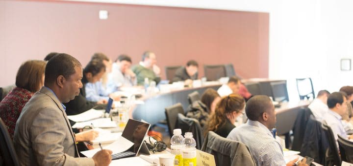 Executive MBA classroom