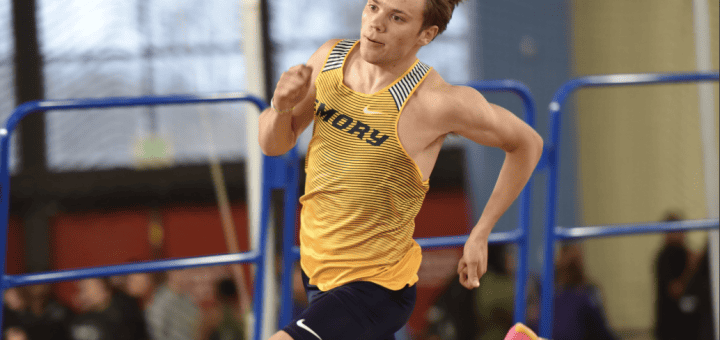 Aiden Gilbert 24MAF, Emory University, Men's Track and Field